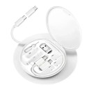 Többfunkciós adapter- és kábelkészlet kompakt tokban, USB, USB-C, Lightning, Micro USB, fekete vagy fehér színben 2