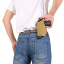 Toc tactic pentru pistol, culori neutre, toc universal pentru centură de pistol, toc durabil pentru utilizare cu mâna dreaptă și stângă, purtare ascunsă 4