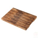 Tocător din lemn 42 x 30 cm Tocător solid cu mânere laterale Tocător din lemn durabil pentru bucătărie 1