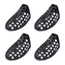 Toe Shapers 2 Pairs 4 Pieces Size EU 35–38 Perforated Plastic Inserts to Prevent Creasing Black For Trainers and Leather Shoes 1