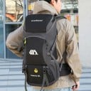 Toeristenrugzak 50 l 30 x 15 x 62 cm Waterdichte nylon Ademend rugpand en heupband Unisex Voor trekking, bergbeklimmen, reizen en skiën 6