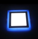 Tofarvet LED loftlampe J653 firkantet