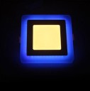 Tofarvet LED loftlampe J653 firkantet