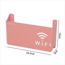 Τοίχου στήριγμα για WiFi ρούτερ 24,5 x 14 x 6 εκ. Κουτί αποθήκευσης για μόντεμ Οργανωτής καλωδίων και τροφοδοσίας 3