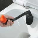 Toilet Brush with Swan-Shaped Holder Long Handle Height 45 cm Width 14 cm Dense Bristles WC Cleaning Bathroom 8
