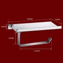 Toilet Paper Holder with Phone Stand 14