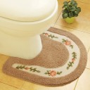 Toiletmåtte med blomster 1