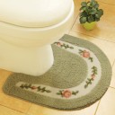 Toiletmåtte med blomster 1