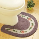Toiletmåtte med blomster 3