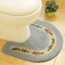 Toiletmåtte med blomster 5