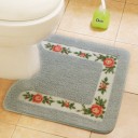 Toiletmåtte med blomster 2