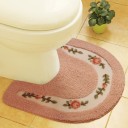 Toiletmåtte med blomster 1