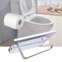 Toiletpapirholder med telefonholder 2