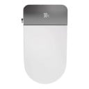 Toilette intelligente con bidet Apertura e scarico automatici Sedile riscaldato e telecomando Superficie antibatterica Bianca Per il bagno 4