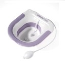Toilette Pieghevole 35 x 39 x 12,5 cm Lavabo per Donne Gravidanza Cura dei Pazienti con Emorroidi Vasca con Tubo Bidet 1