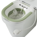 Toilette pliable 35 x 39 x 12,5 cm Lavabo pour femmes enceintes Soins des patients souffrant d'hémorroïdes Baignoire avec tuyau Douchette 5