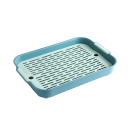 Toilette pour chats et lapins 36,5 x 24,5 x 4,9 cm Toile en plastique avec grille amovible Litière hygiénique Petits animaux Animaux 3