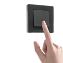 Tomada com interruptor EU 220V 16A Com aterramento Interruptor unipolar Plástico não inflamável 83×83 mm Instalação elétrica residencial 3