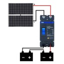 TOMZN 2P DC 1000 V MCCB interruptor solar 160 A 82 x 166 mm carcasa moldeada protección contra sobrecarga control seguro de alimentación para sistemas 3