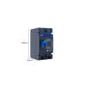 TOMZN 2P DC 1000 V MCCB Solar-Schalter 160 A 82 x 166 mm Gehäuse aus Pressmaterial Überlastschutz sicheres Management der Stromversorgung 4