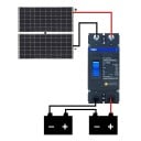 TOMZN 2P DC 1000 V MCCB wyłącznik solarny 160 A 82 x 166 mm obudowa wtryskowa ochrona przed przeciążeniem bezpieczne sterowanie zasilaniem 3