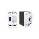 TOMZN aurinkokytkin MCCB 2P 250 A 43 x 165 x 80 mm ylikuormitussuojaus kestävyys 105 °C turvallinen virranhallinta FV-järjestelmille 3