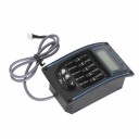 Tonabnehmer mit Vorverstärker für klassische Akustikgitarre Equalizer mit Lautstärkeregler für Bass, Mitten und Höhen Eingebaut Farbe: Schwarz 6
