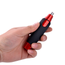 Tondeuse électrique pour poils de nez fonctionnant avec 1 pile AA Tondeuse étanche en acier inoxydable 12 x 3 cm 3