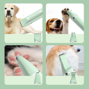 Tondeuse électrique professionnelle 4 en 1 pour chiens Étanche Rechargeable 5 W avec têtes et lime à griffes 2