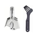 Tondeuse manuelle à poils mécanique lavable en acier inoxydable outil de coupe précis avec brosse 1