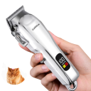 Tondeuse professionnelle pour animaux de compagnie Tondeuse électrique puissante pour le toilettage Tondeuse réglable pour chiens et chats Moteur silencieux Sans fil 2