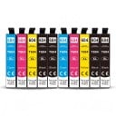 Tonerové kazety Epson 604XL 10 ks Kompatibilné T604XL S čipom 4x Čierna Azúrová Purpurová a Žltá Pre XP-2200 XP-3200 XP-4200 WF-2910 1