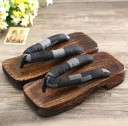 Tongs en bois pour hommes 6