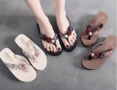 Tongs pour filles avec des fleurs 1