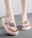 Tongs pour filles avec des fleurs 4