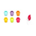 Tongue Out Glass Markers 6 pcs 3