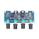 Tönungsplatine Vorverstärker mit Höhen-, Bass- und Lautstärkeregulierung 9,6 x 3,9 cm Modul Hi-Fi Audioverstärker DC 12–24V 3