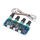 Tónuslemez előerősítő magasság-, mély- és hangerőszabályzóval 9,6 x 3,9 cm Hi-Fi audioerősítő modul DC 12–24V 2