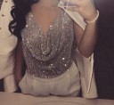 Top à paillettes pour femmes 3
