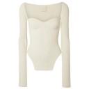 Top asimmetrico da donna con scollatura profonda 2