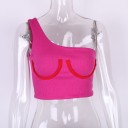 Top asymétrique pour femmes A1197 3
