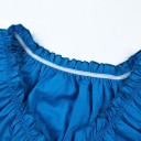 Top corto arricciato da donna con lacci 3