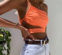 Top corto asimétrico para mujer A1094 8