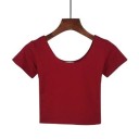 Top corto básico para mujer 12