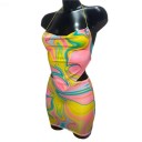 Top corto da donna e gonna B1074 1