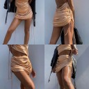 Top corto da donna e gonna B1183 3