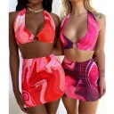 Top corto da donna e gonna B1192 1