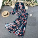 Top corto da donna e pantaloni B1138 5