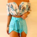 Top corto da donna e pantaloni B1197 1