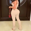 Top corto da donna e pantaloni B984 1